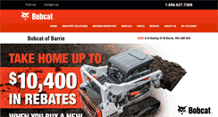 Desktop Screenshot of bobcatbarrie.com