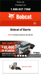 Mobile Screenshot of bobcatbarrie.com